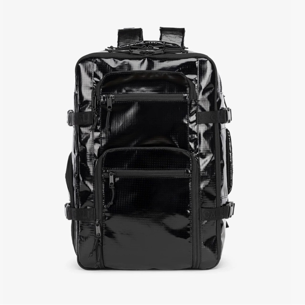 Calpak Terra 26L Laptop Duffel Backpack in Obsidian Glossy